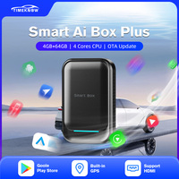 TIMEKNOW CarPlay AI Box Android System Wireless Adapter 4GB+64GB WiFi Version Support Youtube Netflix GPS For Wired CarPlay Cars