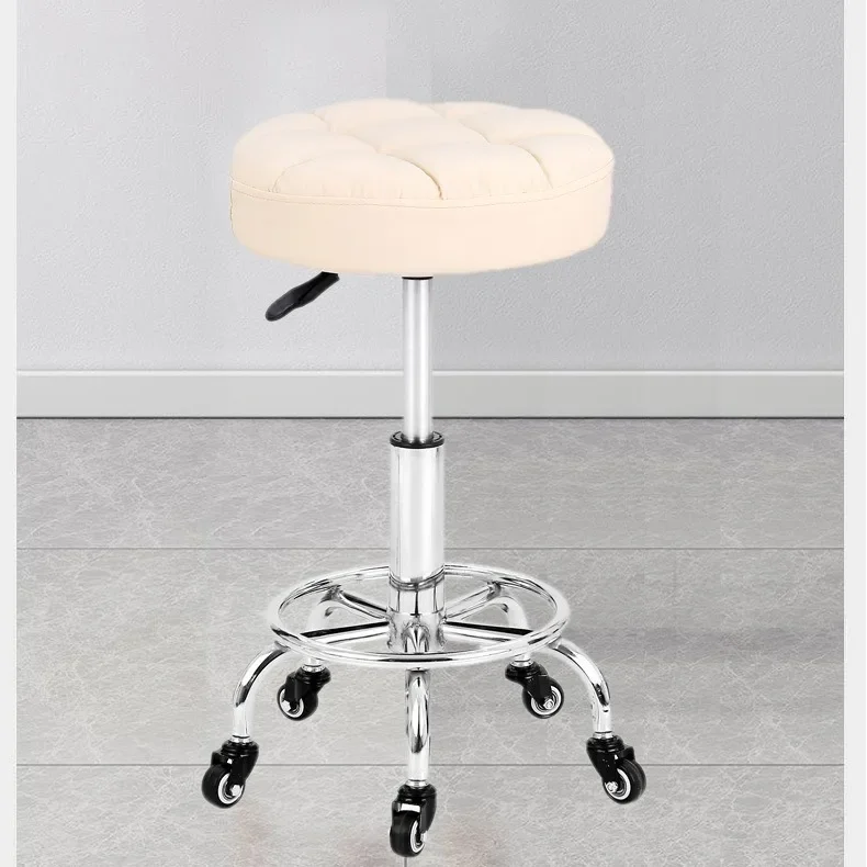 

New thickened bar chair barber chair liftable sliding wheelchair barber chair manicure stool beauty stool short wholesale