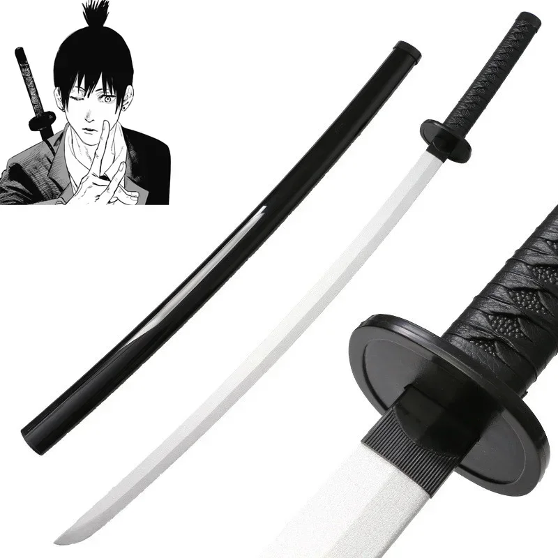 Cosplay Chainsaw Man Anime Bamboo Assembled 40inch Sword Role Play Hayakawa Aki Weapon Katana Model 102cm