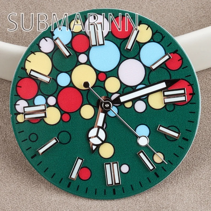 

Colorful Balloon 29mm NH35 Dial Hands Green Luminous For NH35 NH36 NH34 NH38 Automatic Movement High-Quality Watch Accessories
