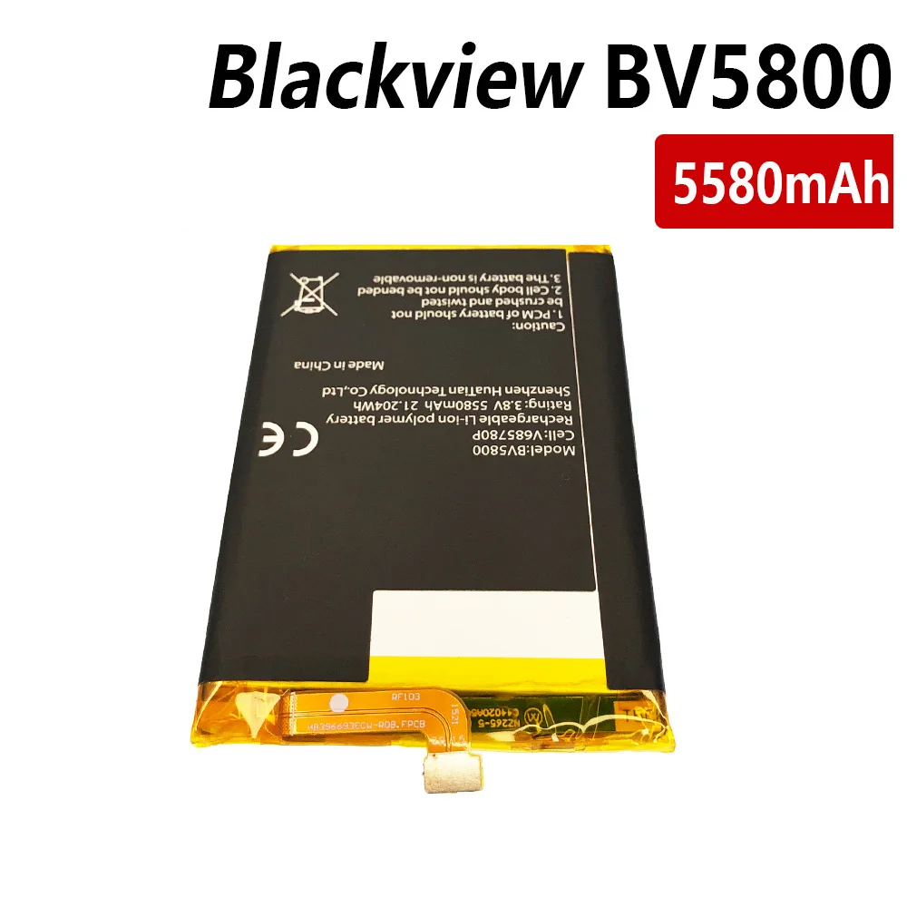 

Genuine BV5800 5580mAh Battery For Blackview BV5800 BV5800pro V685780P High Quality battery mobile batteria batteries+free tools