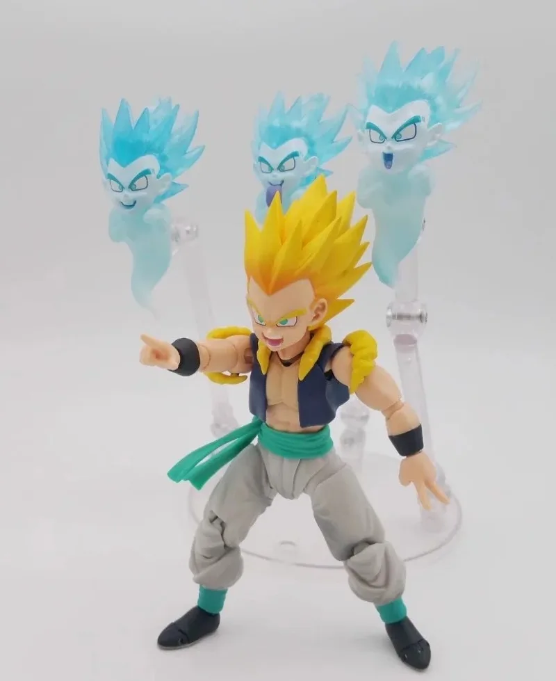 In Stock Dragon Ball S.H.Figuarts SHF Gotenks Super Ghost Kamikaze Attack Ghost Squad Anime Action Figures Toys Models