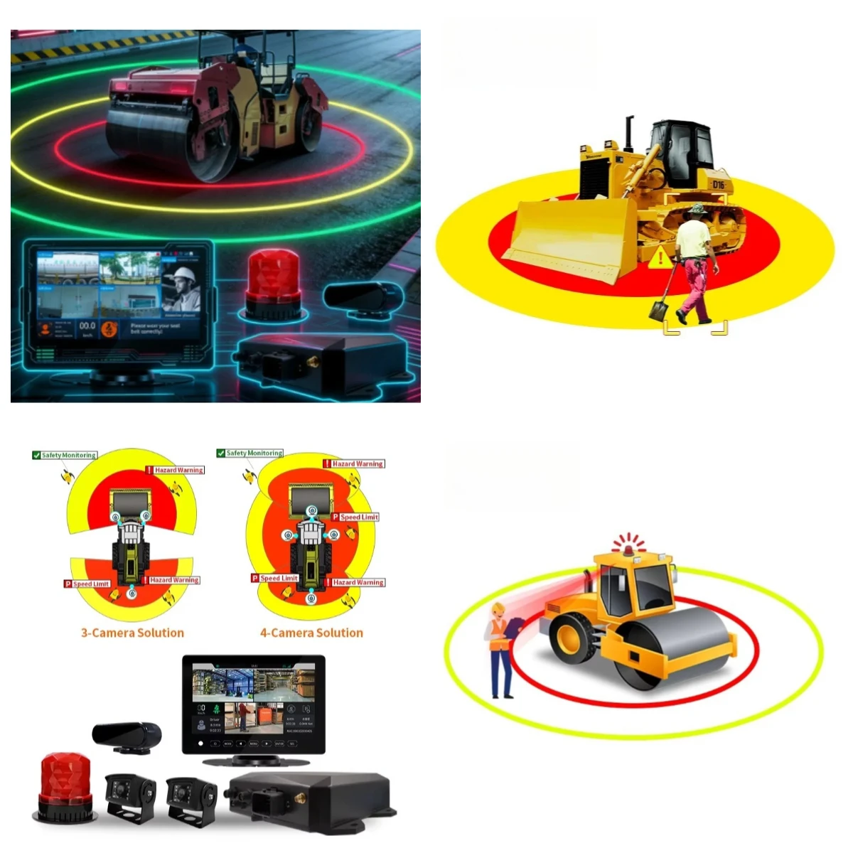 2026App-Controlled Active Collision Avoidance System for Heavy Vehicles Pedestrian AI Detection on Rollers Forklift Loade