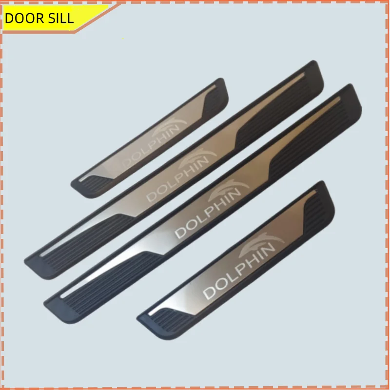 

Fit BYD DOLPHIN 2024 SONGPLUS SONG PLUS Car Door Sill Scuff Plate Threshold Pad Protection Car Accessory