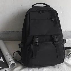 Cool Black Nylon Bagpack Casual Lady Travel Backpacks Female Anti Theft Rucksack Women School Backpack Korean Back Pack Mochila