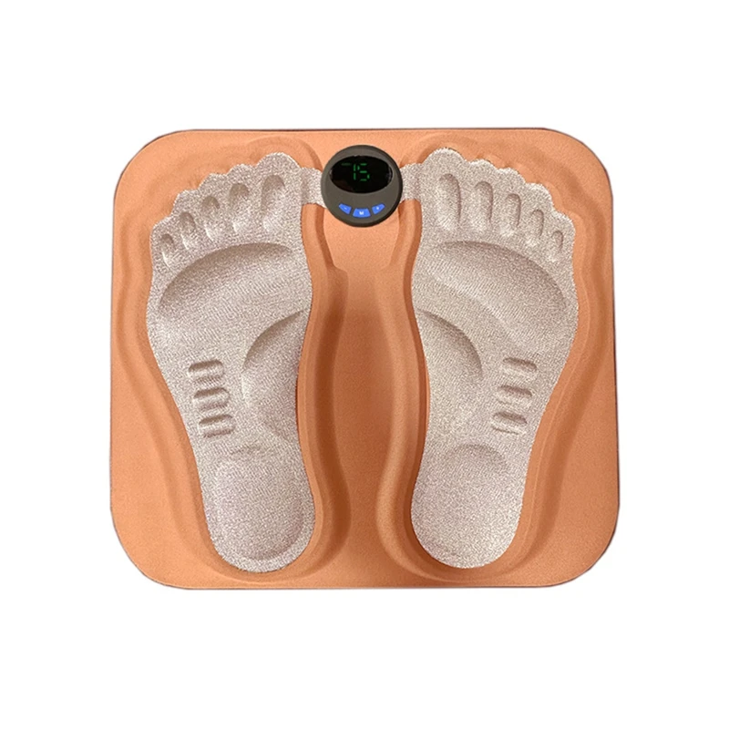 

ABVH-3D Foot Massager Pad Foldable Calf Massager Mat 6 Modes 15 Levels Muscle Electroe Stimulador Foot Helper Relaxes Muscle