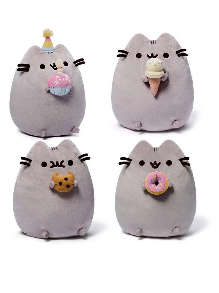 Pluszak Pusheen Kawaii, Donut, Jednorożec, Dekoracja Pokoju, Anime, Chipsy, Lody, Pizza, Ciasto, Kot, Wypchane Zwierzątka, Lalki, Prezent — 2