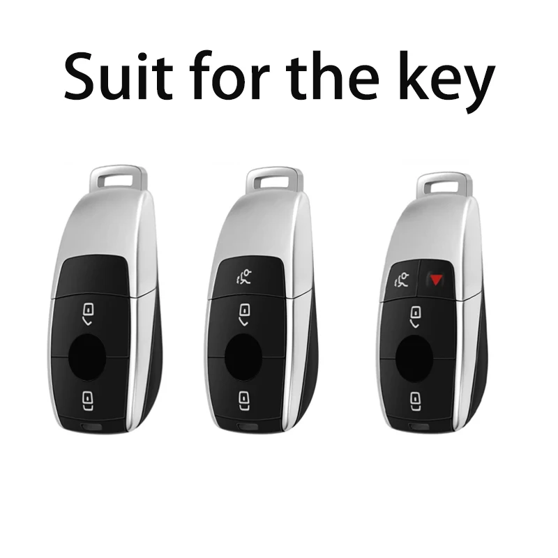 For Benz GLC Car Model Key Case for Mercedes Benz A C E S G Class GLC CLE CLA GLB GLS W177 W205 W213 W222 X167 AMG Key Cover Fob