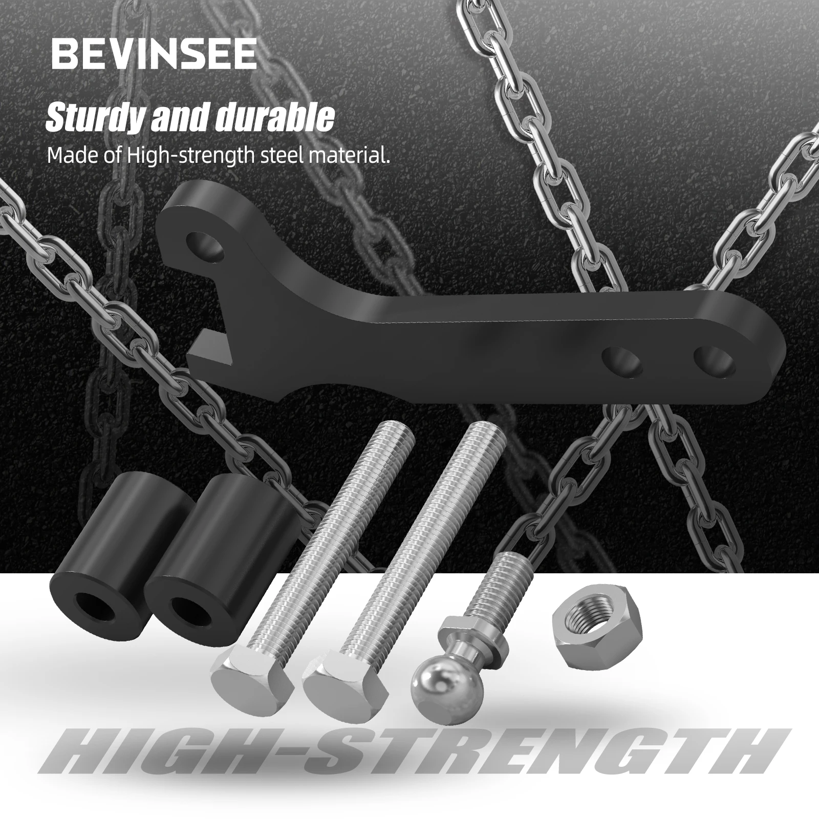 BEVINSEE Steel Short Shifter Kit for FIAT 500/PANDA/PUNTO/IDEA/DOBLO/FIORINO, for OPEL for Vauxhall COMBO D, for Alfa Romeo Mito