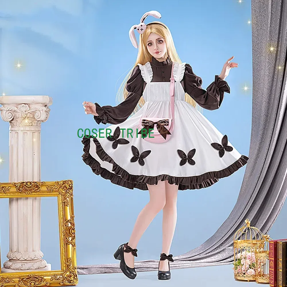 COSER TRIBE Identity V Alice Dross Little Girl Cosplay Costume Cos Game Anime Party Uniform Hallowen Play Role Clothes Clothing