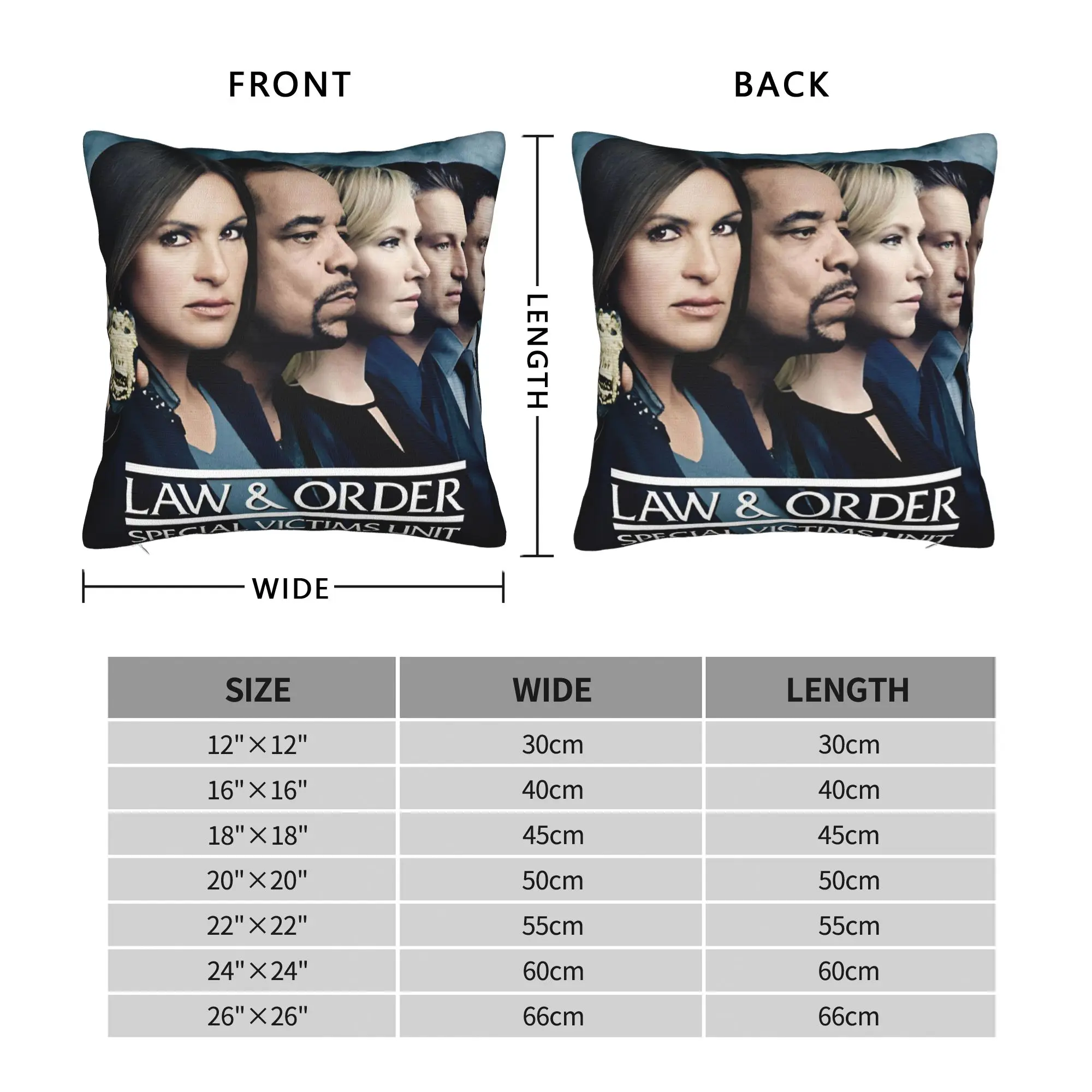 Law Order SVU Pillow Case  Design Pillow Cover Fashion Cushion Cover For Living Room Bed Chair