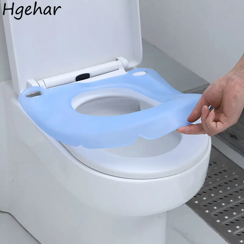 Bathroom Foldable Toilet Seat Cover Waterproof Portable коврик для туалета Reusable Universal Trip Antibacterial Closestool Pads