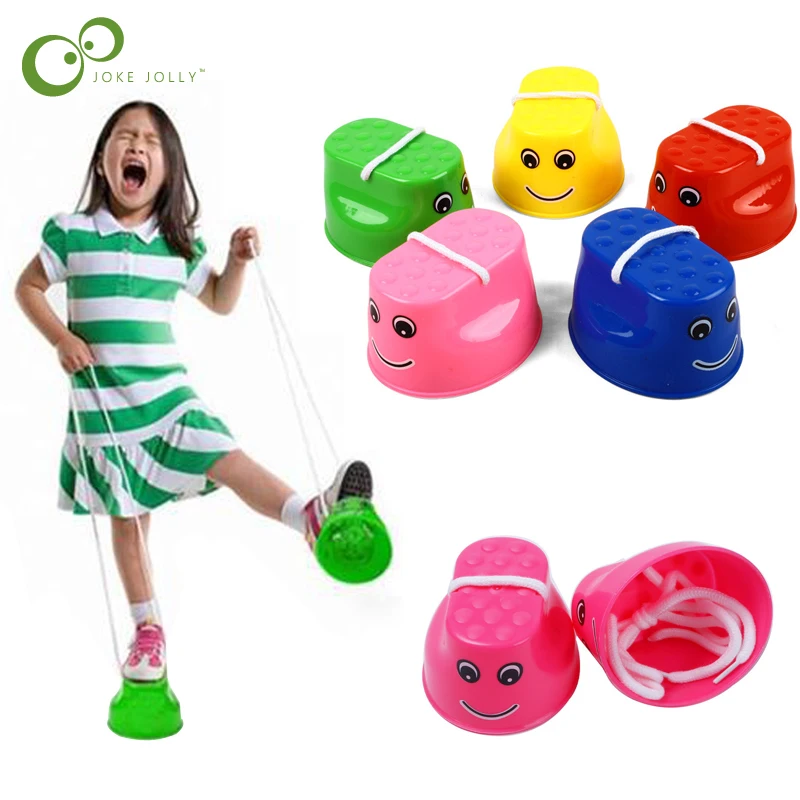 Échasses d'équilibre en plastique pour enfants
