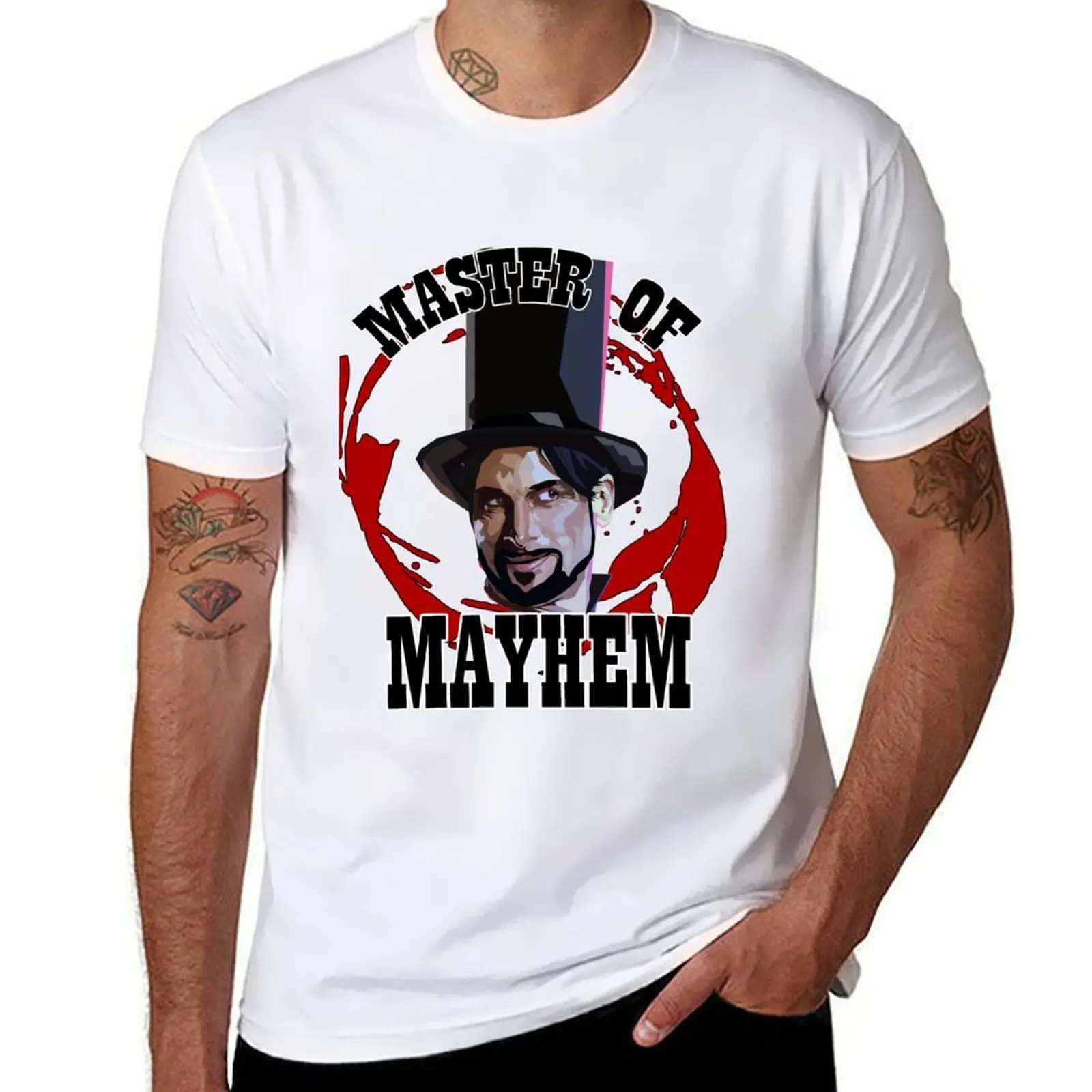

Master Of Mayhem. Julian Slink. Blood Drive T-Shirt t shirts for man pack cotton men t shirt cotton 100% T-Shirt