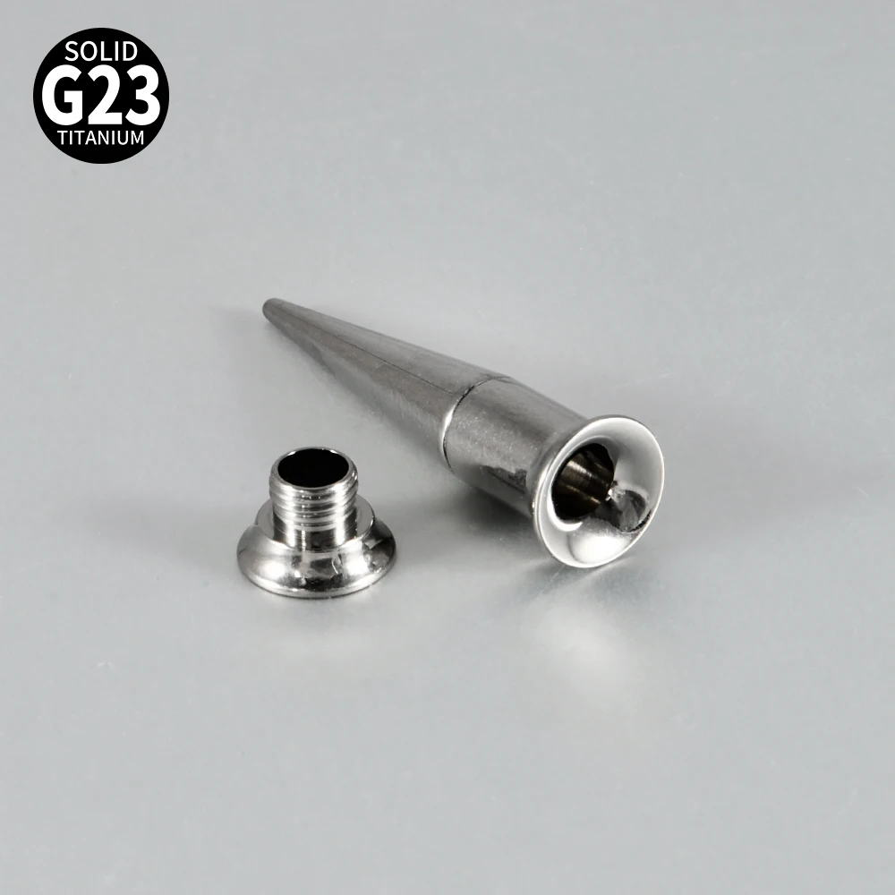 3pcs G23 Titanium Ear Taper Kit, Body Piercing Expander Set