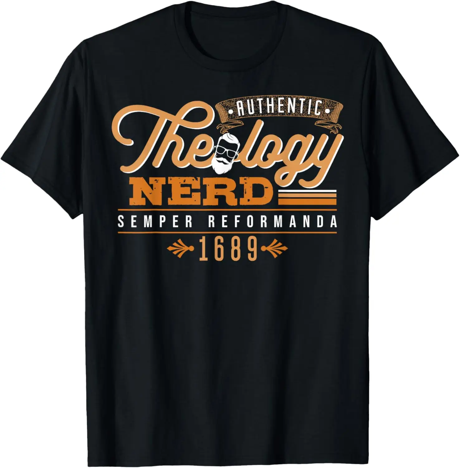 

Theology Nerd 1689 Reformed Christian Seminary T-Shirt