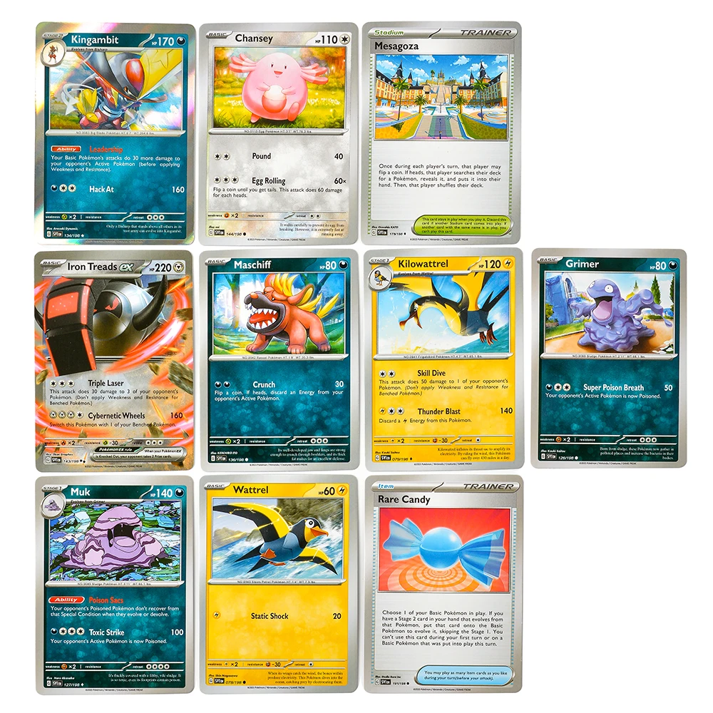 360Pcs Kartu Permainan Pokémon TCG Bahasa Inggris: Scarlet Violet Box Kartu Permainan Pokemon 36 Pack Box