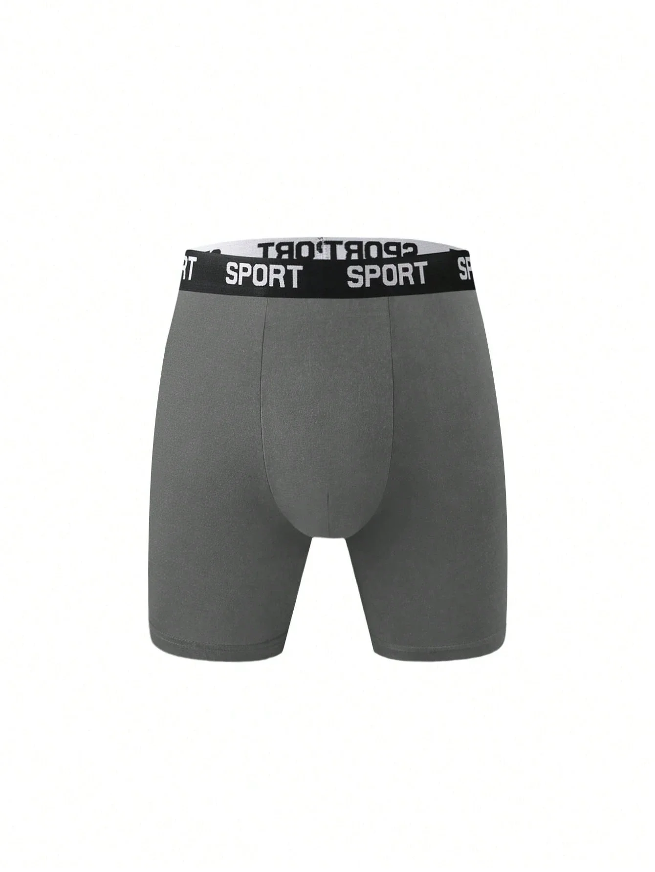 

5pcs Mens Boxer Briefs Long Comfortable Breathable High Elasticity Moisture Wicking Quick Dry
