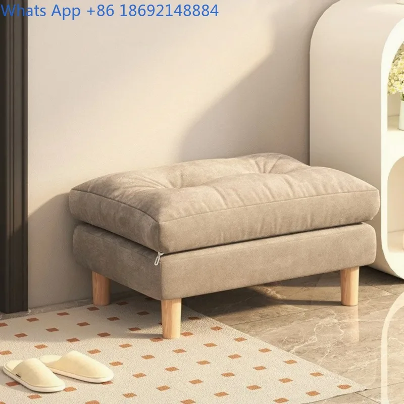 Lazy Sofa Footrest Foot Lifting Shoe Changing Stool for Home Living Room Sofa Extension Splicing Leg Resting Artifact