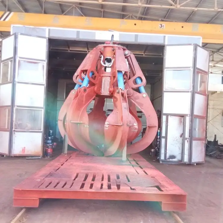 Orange Peel Grapple Customized Excavator Attachment for Scrap Handling Poly Grab 500L Capacity