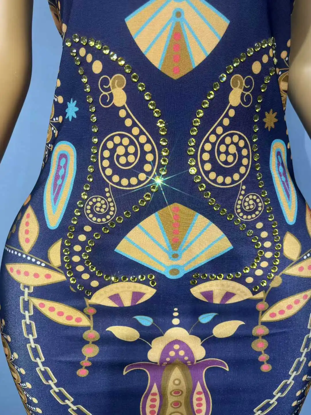 Luxe sexy patroon ontworpen elegante strass lange avondjurk cocktail verjaardagsfeestje jurk rode loper show podiumoutfit