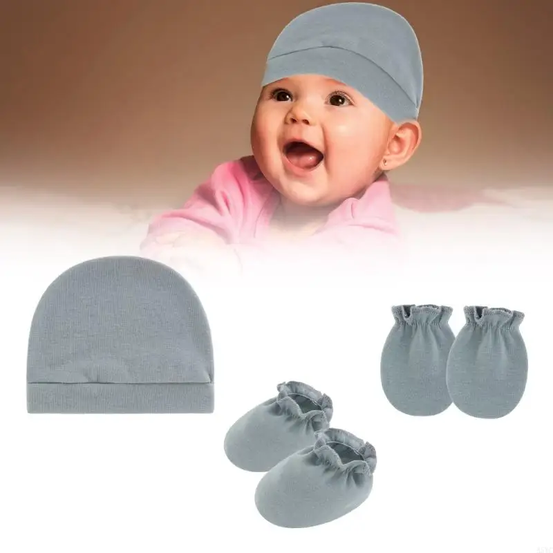 장갑과 부티를 가진 a5yc 통기성 베이비 모자 긁힘 저항성 유아 필수