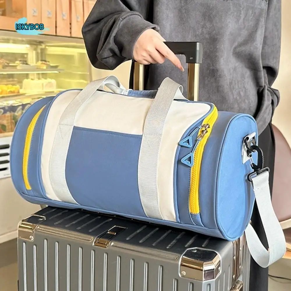 

Модная дорожная сумка большой вместимости, легкая водонепроницаемая спортивная сумка для фитнеса, спортивная сумка для отдыха в тренажерном зале, унисекс