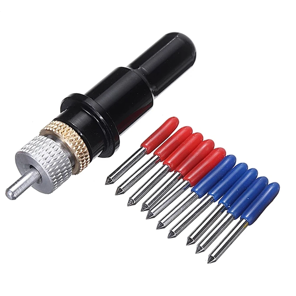 Imagem -02 - Roland Blade Holder Refine Coelho Redsail Cutter Plotter Lâminas de Corte Ferramentas de Escultura Ferramentas Manuais 45 60 Graus 10 Pcs