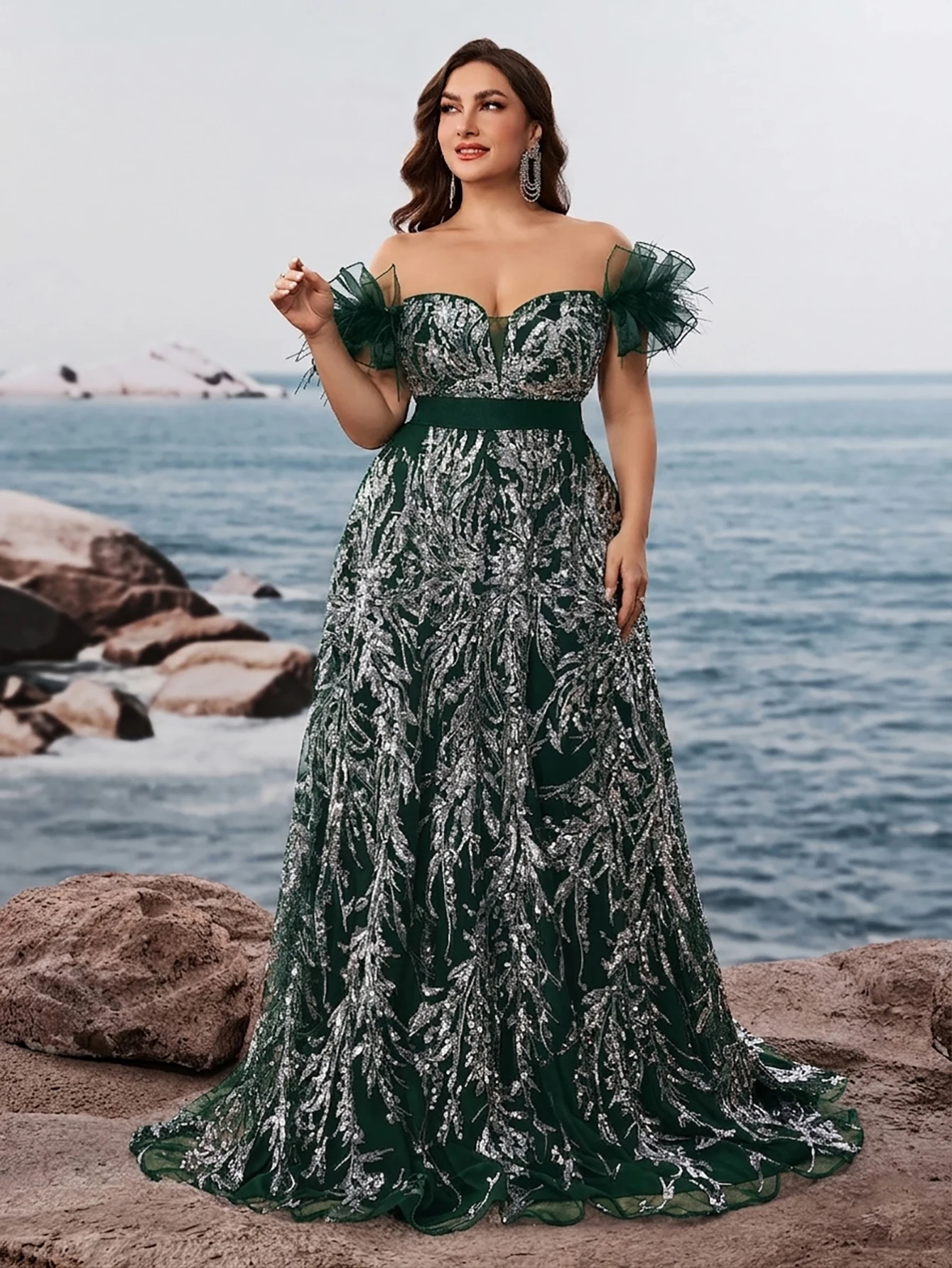 plus-size-elegant-sleeveless-off-the-shoulder-green-sequins-splicing-formal-evening-dress-women-aline-wedding-party-guest-gowns