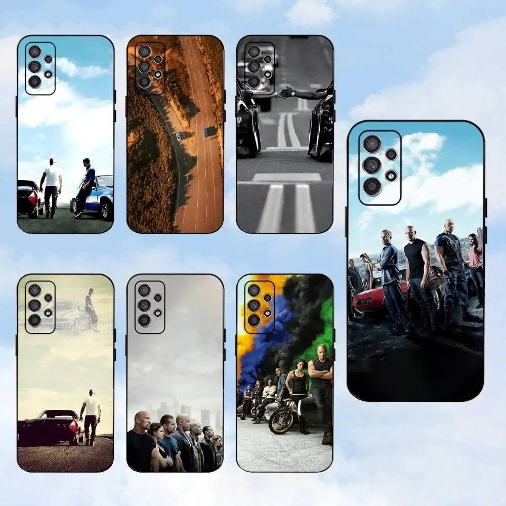 

Moive F-Fast and F-Furious Phone Case For Samsung S25,S24,S23,S22,S21,S20,S10,Ultra,Plus,Lite,FE,Soft Silicone Black Cover