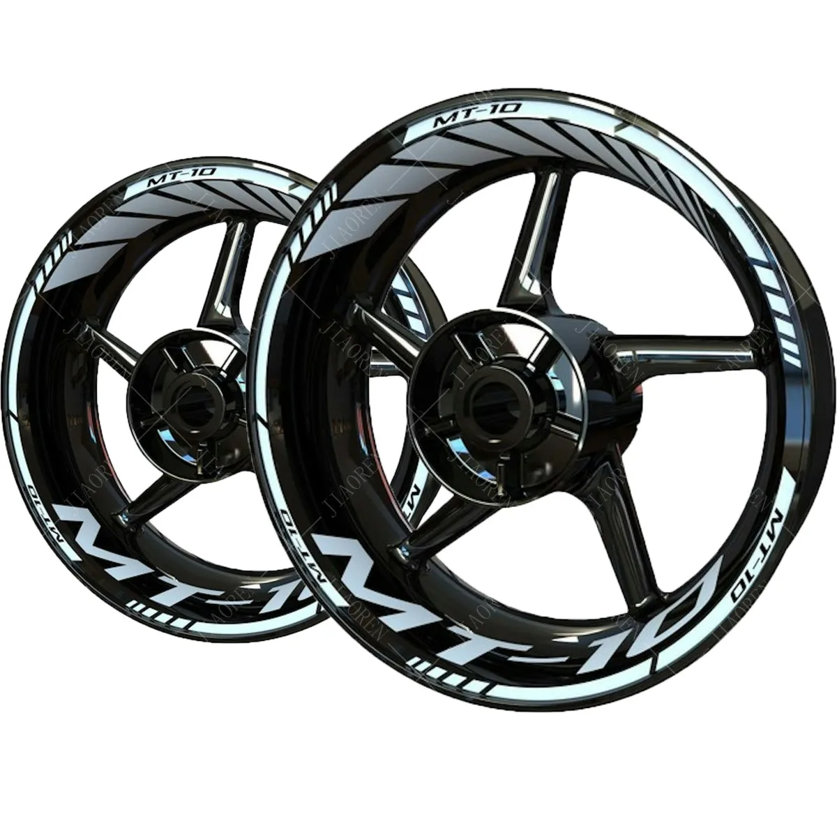 Vinyl Yamaha MT10 Wheel Sticker MT 10 Logo Motorcycle Rim Decal Set