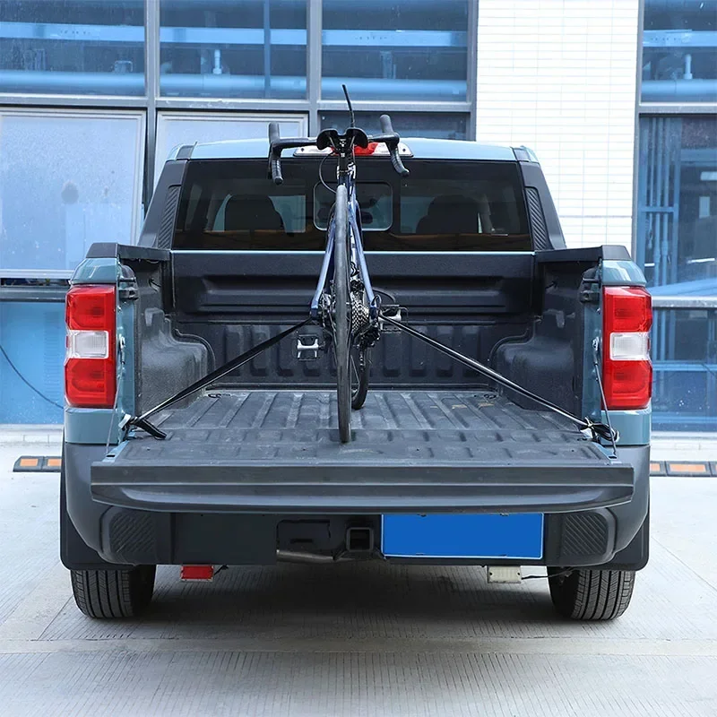 For Ford Maverick 2022-2024 Carbon Steel Black Car Tailgate Expansion Anchor Point Fixed Rope Bracket Car Accessories