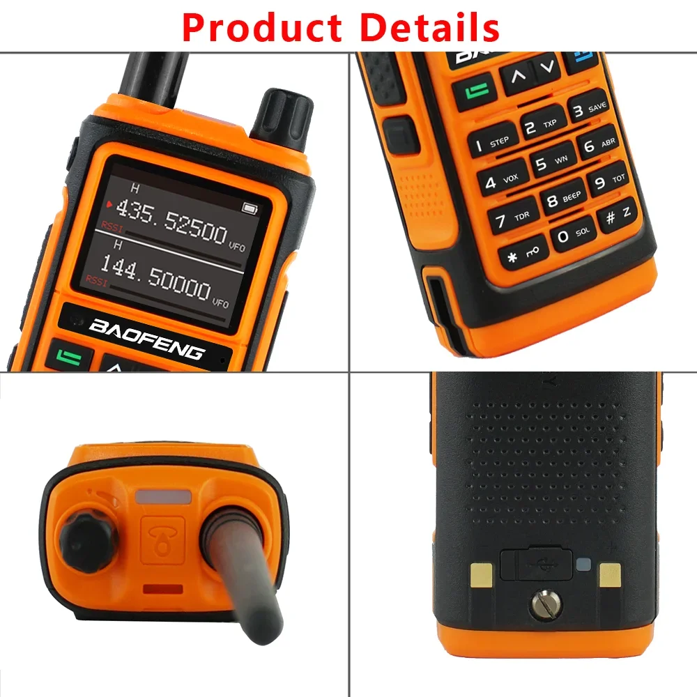 2pcs Baofeng UV-17L walkie talkie long range portable station fm powerful station hunting ham 2way radio Wireless set receiver