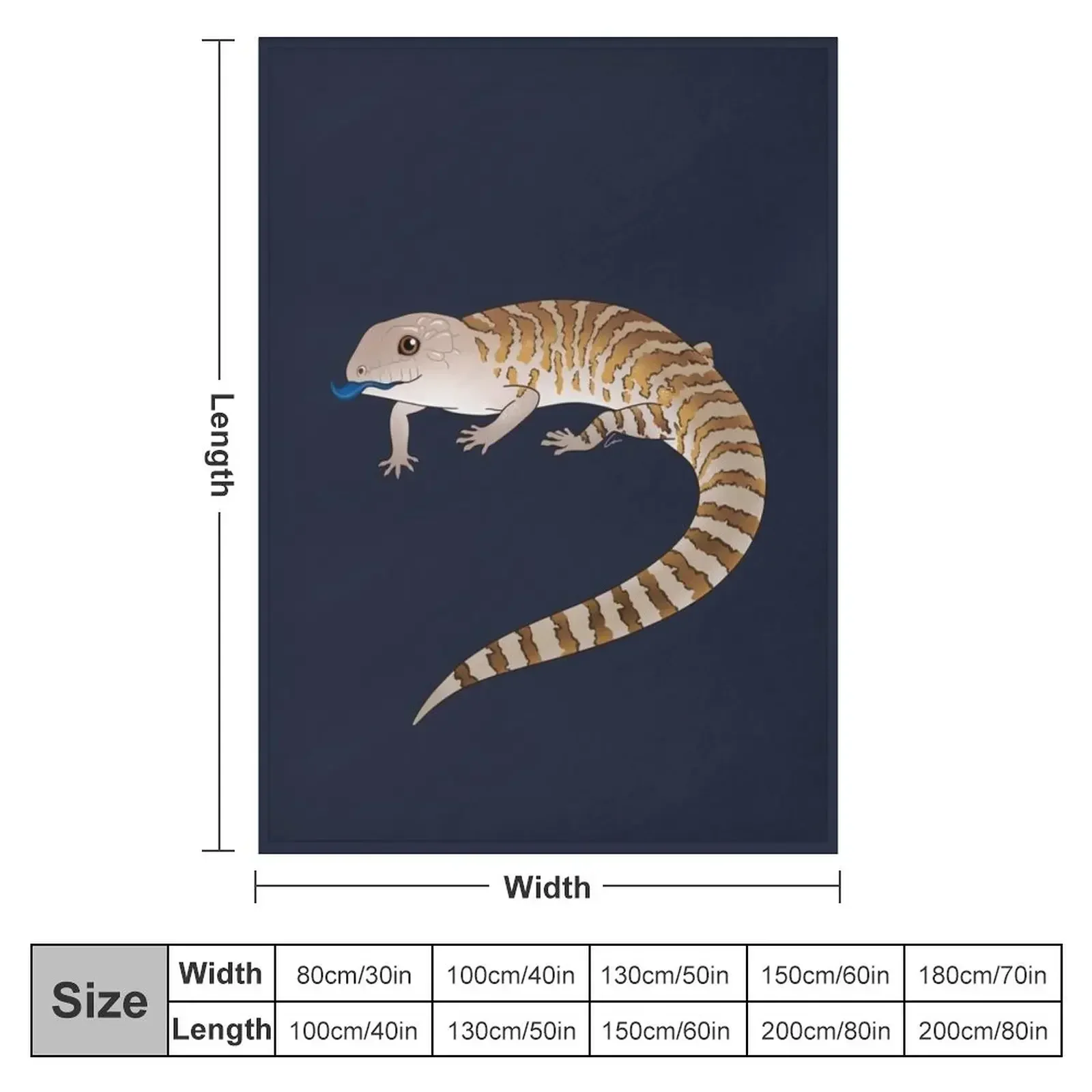 Blue Tongue Skink Throw Blanket Baby Fashion Sofas Sofas Blankets