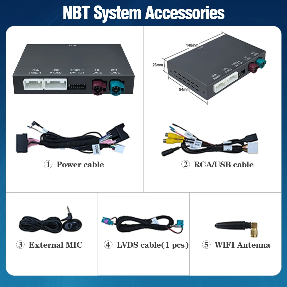 AUTOTOP Retrofit Interface Box BMW NBT CIC System 1 2 3 4 5 6 7 Series X1 X3 X4 X5 X6 MINI E60 E84 E70 F26 F25 F10 F11 F20 F21