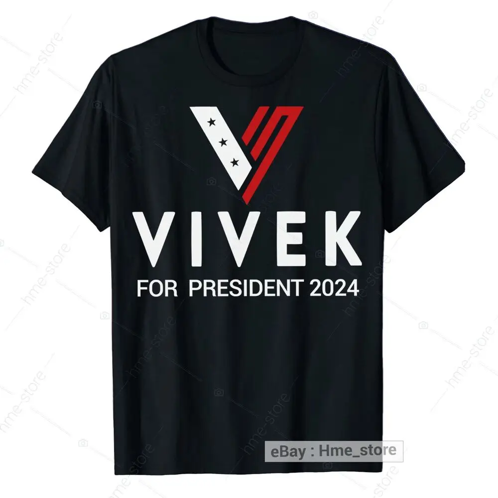 Vivek Ramaswamy For President 2024 T-Shirt USA Election Republican Political Tee Anime Graphic T-shirts