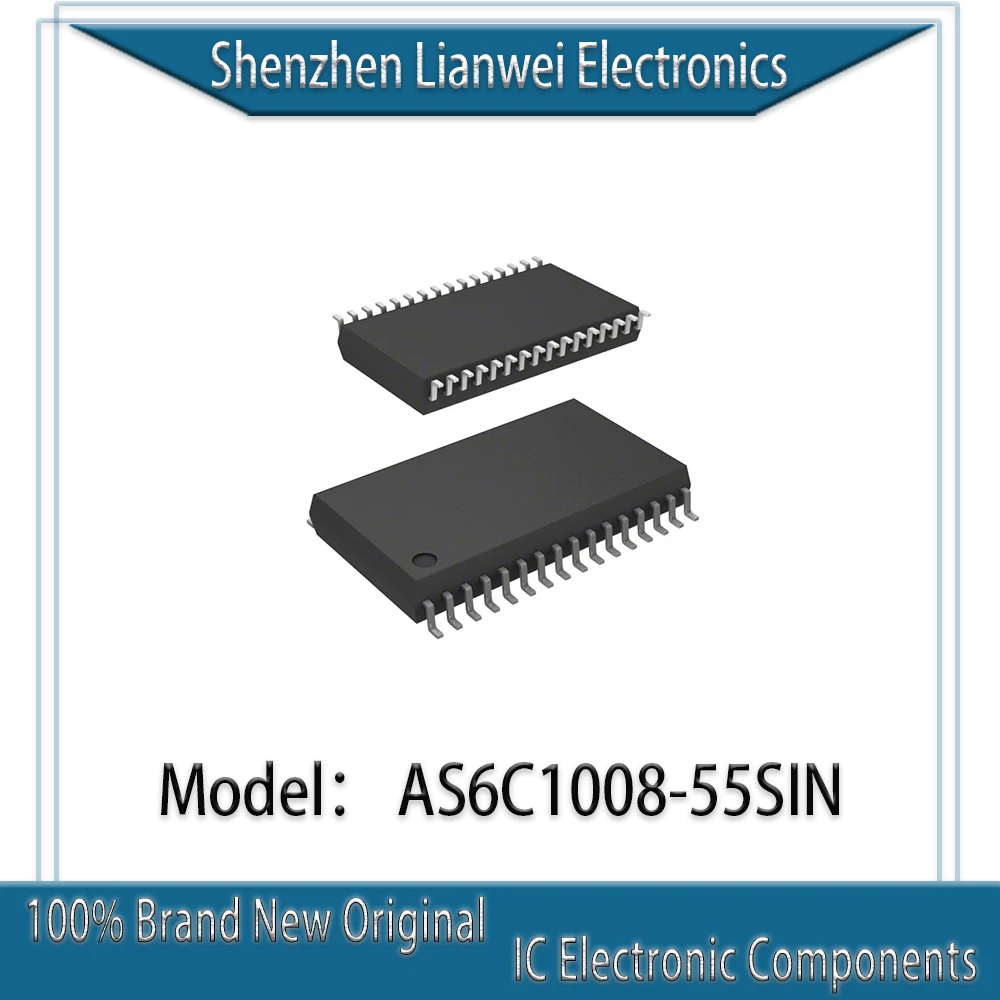 

100% New Original AS6C1008 AS6C1008-55SIN IC Memory Chipset SOP-32