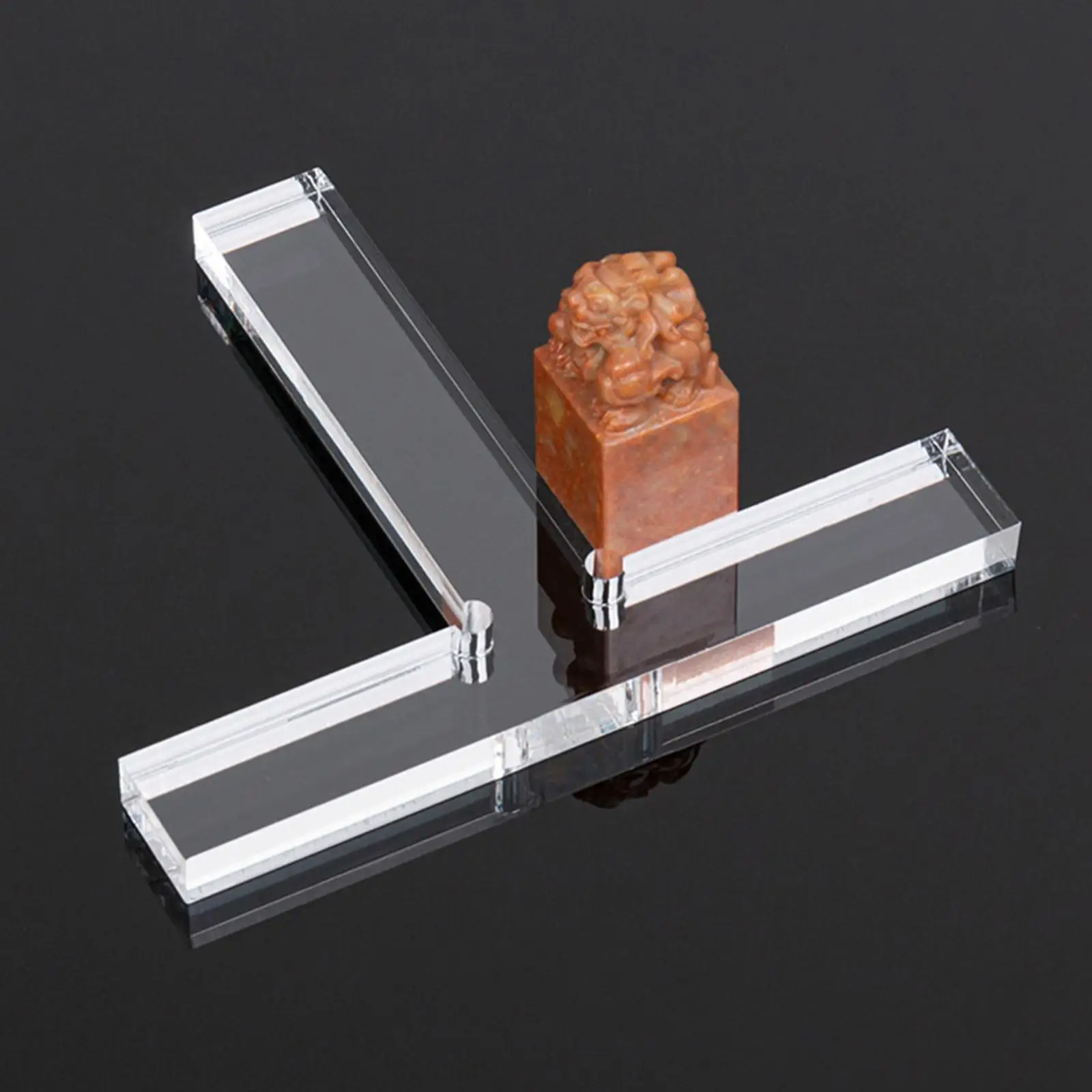 4Pcs Stamp Positioner Ruler Clear Ruler for Shadowing Image Drawing Domestic