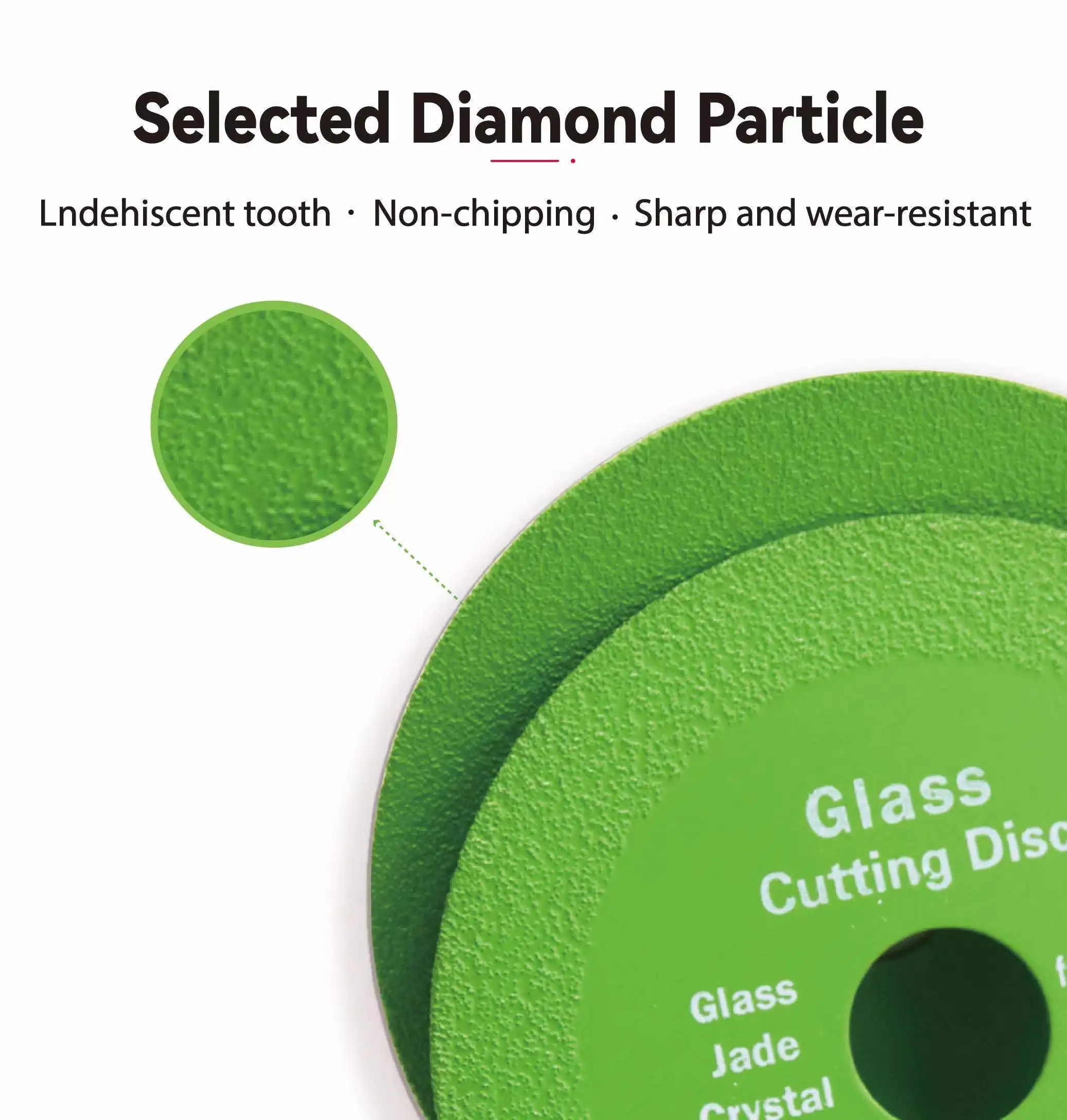115/125mm Diamond Glass Cutting Disc 4/5 Inch Brazed Saw Blade Glass Tile Marble Cutting Wheel for Angle Grinder