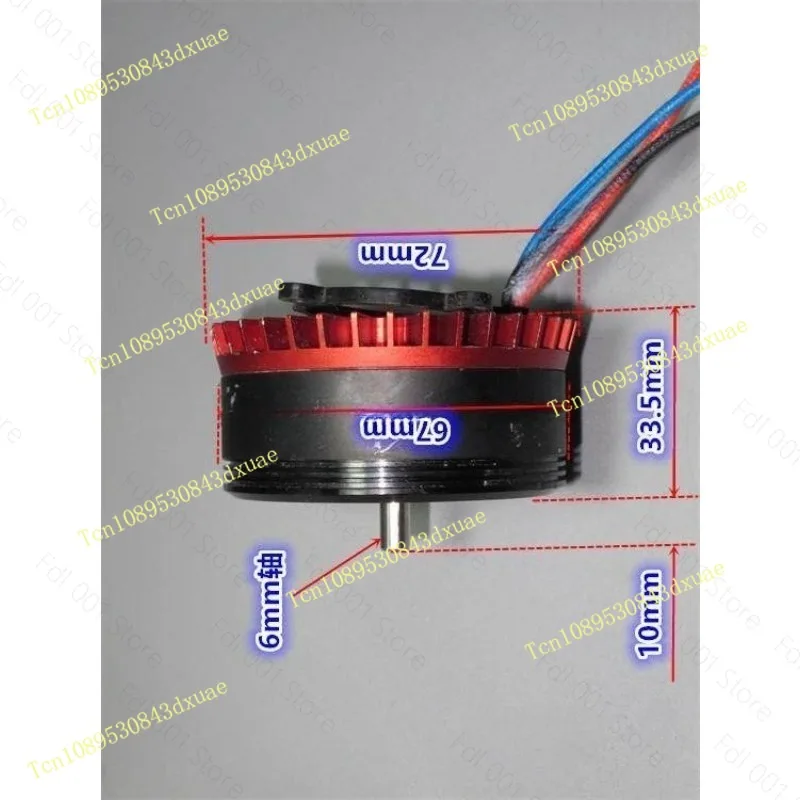 6010 130KV Brushless Motor 5.1kg Thrust for DJI MG-1 MG-1S E2000 M600 Pro Drone