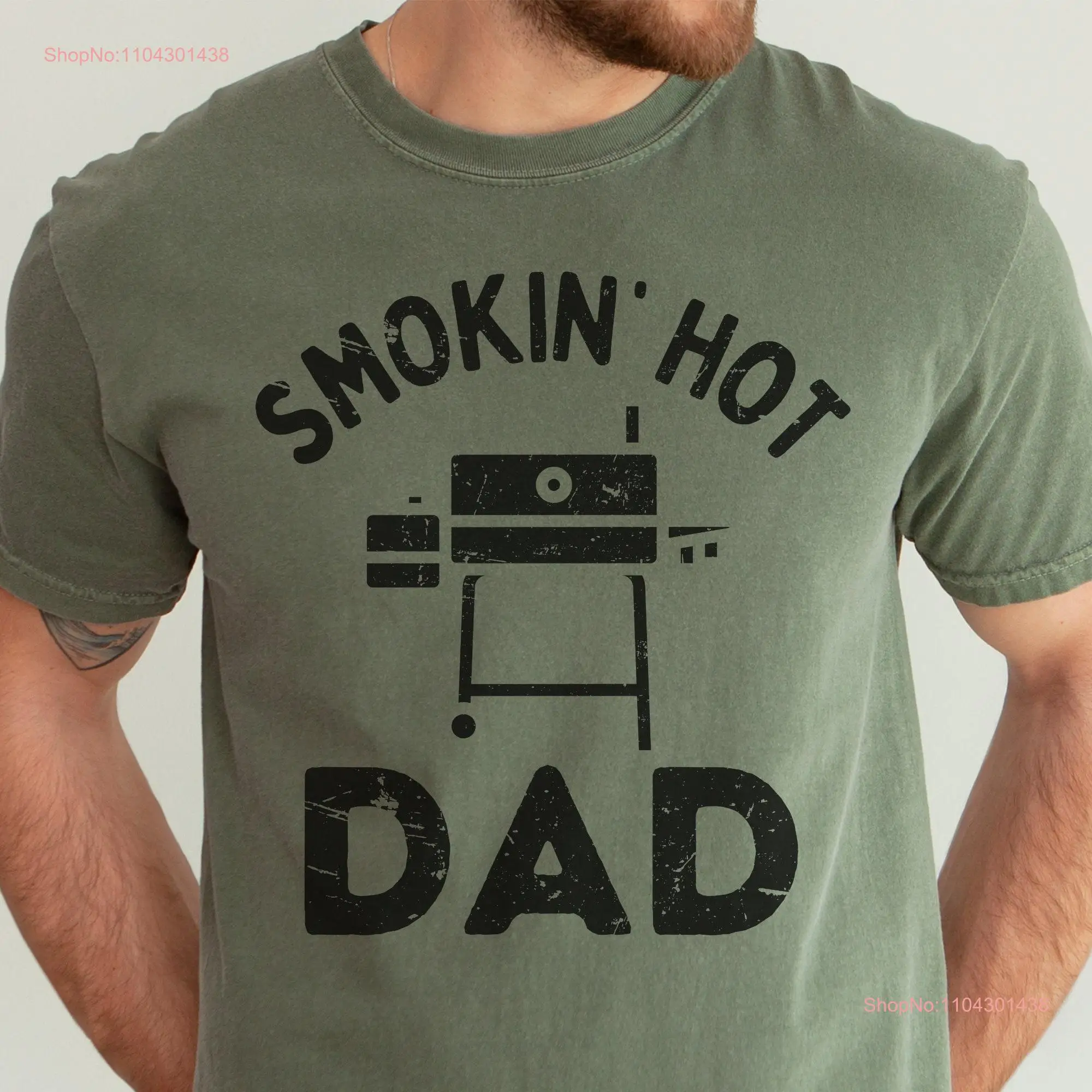 BBQ T Shirt for Fathers Day Dad from Wife to Husband Funny Birthday Meat Smoker Barbecue Grilling long or short sleeves