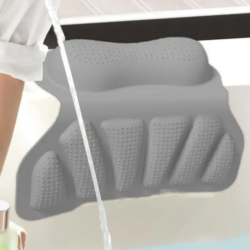 Bath Pillows Headrest Neck Pillow Suction Cups Back Support Back Support Neck Pillow Bath Tub Pillow Relaxing Bath Pillows