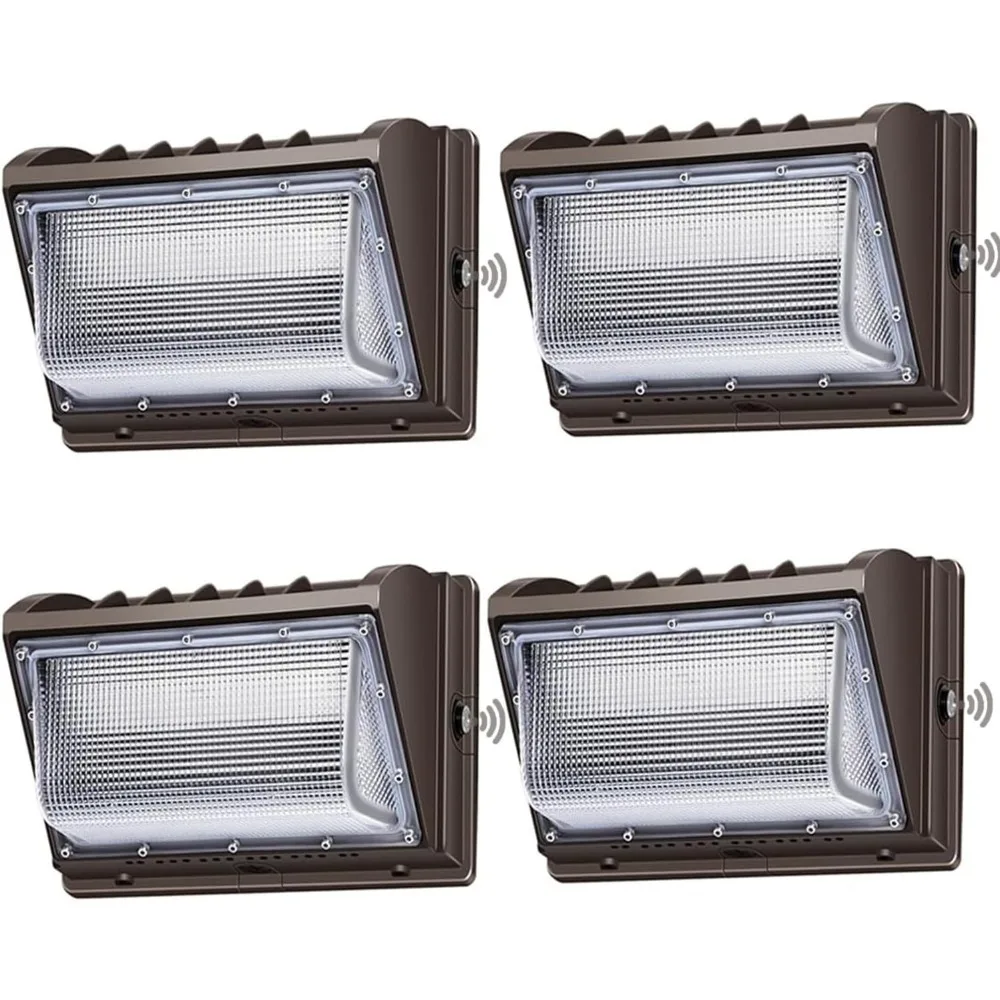 

Уличные светодиодные светильники 150 Вт, 21000 лм, 5000K, с фотоэлементом (от заката до рассвета), IP65, 100-277В, для коммерческого освещения и безопасности, 4 шт.