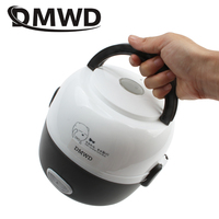 2 Layers Portable Steamer MINI Rice Cooker Insulation Heating Electric Lunchbox Multifunction Automatic Food Container 110/220V