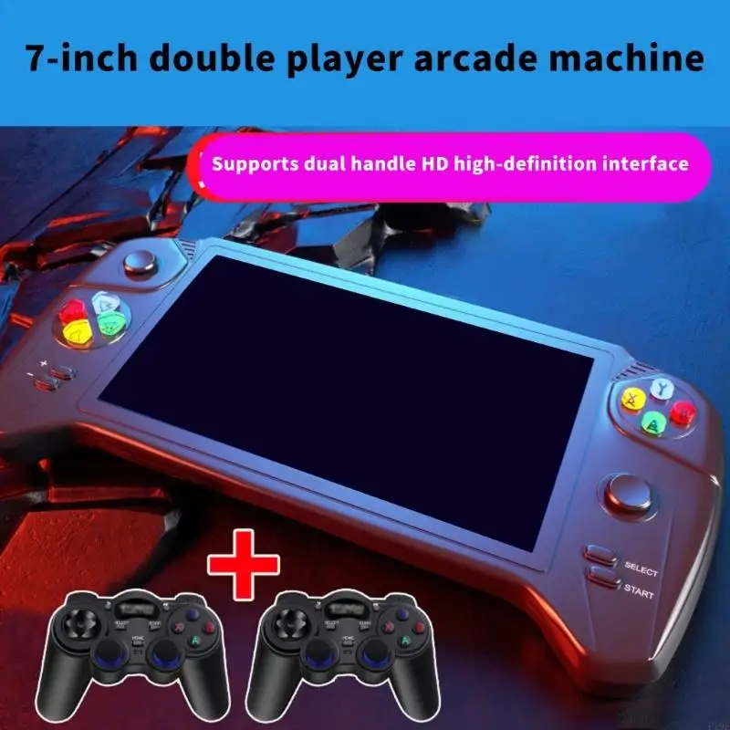 Handheld Game Device Double Joystick Retro Game Console Gaming Accessories F19E
