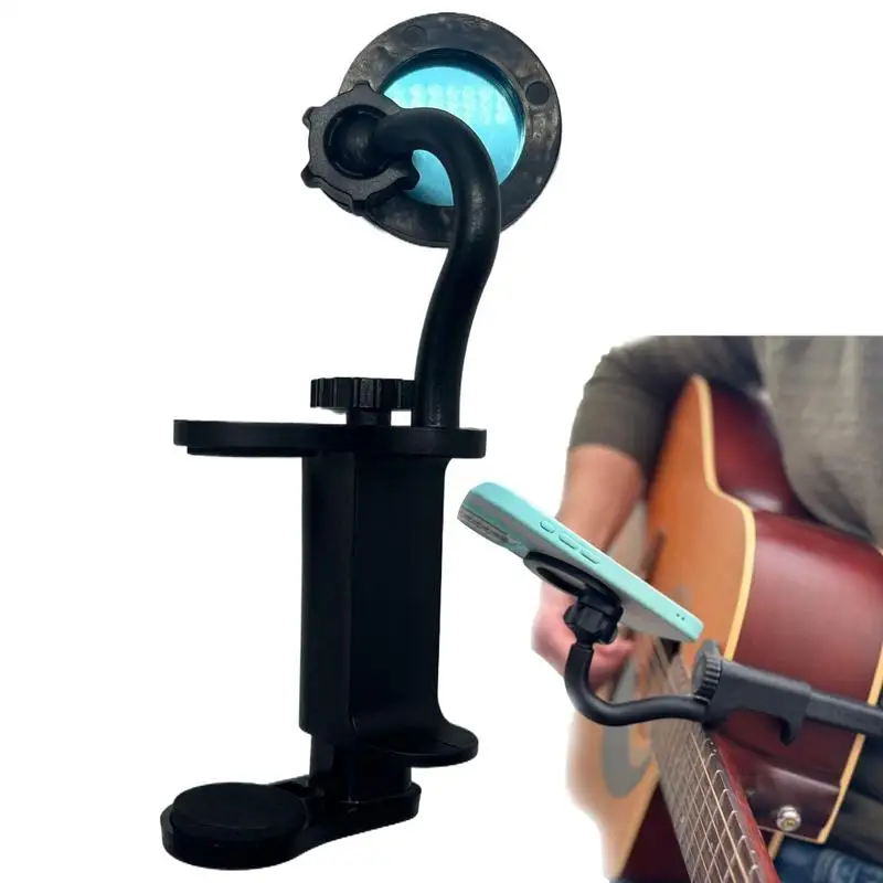 Guitar Phone Stand Singing lyrics Street Mobile Universal String Equipment Song Rotatable Guitar Phone Holder