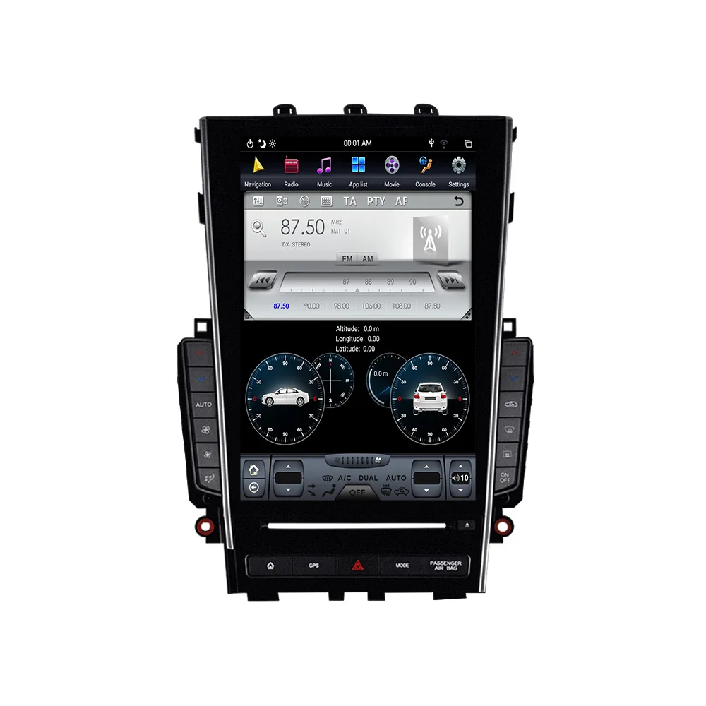 أندرويد 13 راديو السيارة لتحديد المواقع والملاحة لإنفينيتي Q50 Q50L QX50L 2015-2018 نمط مشغل وسائط متعددة ستيريو Carplay رئيس وحدة