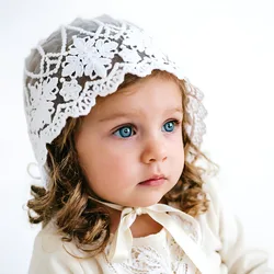 Lace Baby Hat Girls Boy Toddler Lovely Infant Kids Caps Newborn Turban Solid Color Headwear Children Photography Props