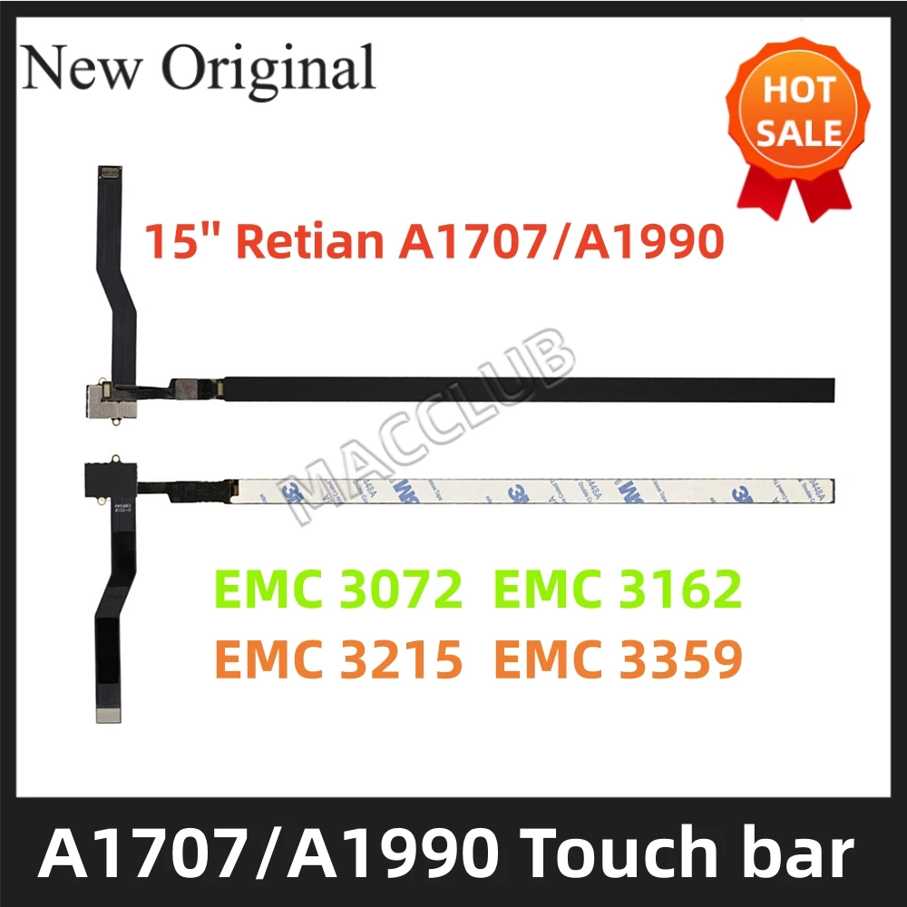 

New LED Touch Bar 821-00480-A for Macbook Pro 15" A1707 2016-2017 A1990 2018-2019 EMC 3215 3072 3162 3359 TouchBar