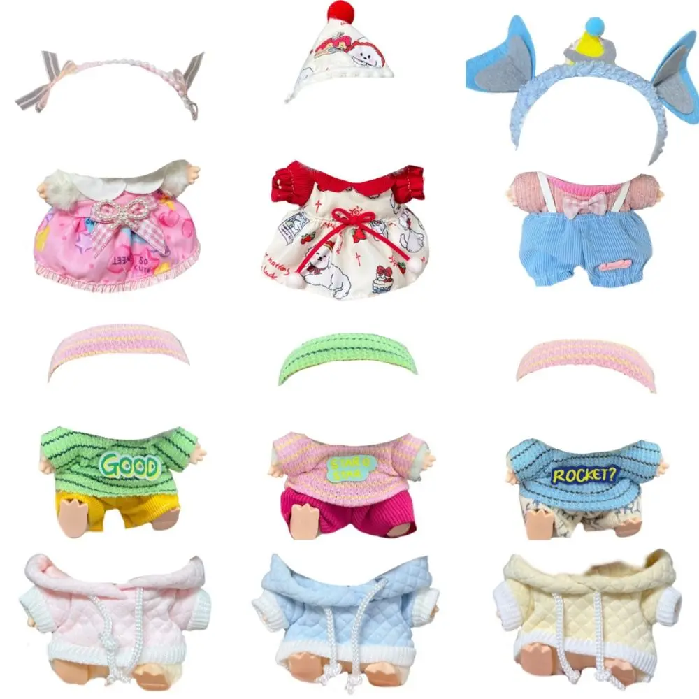 

Multiple Styles Multi Color Doll Clothes Replacement DIY for Labubu Overall Suit Handmade for Labubu Doll Sets Dollhouse